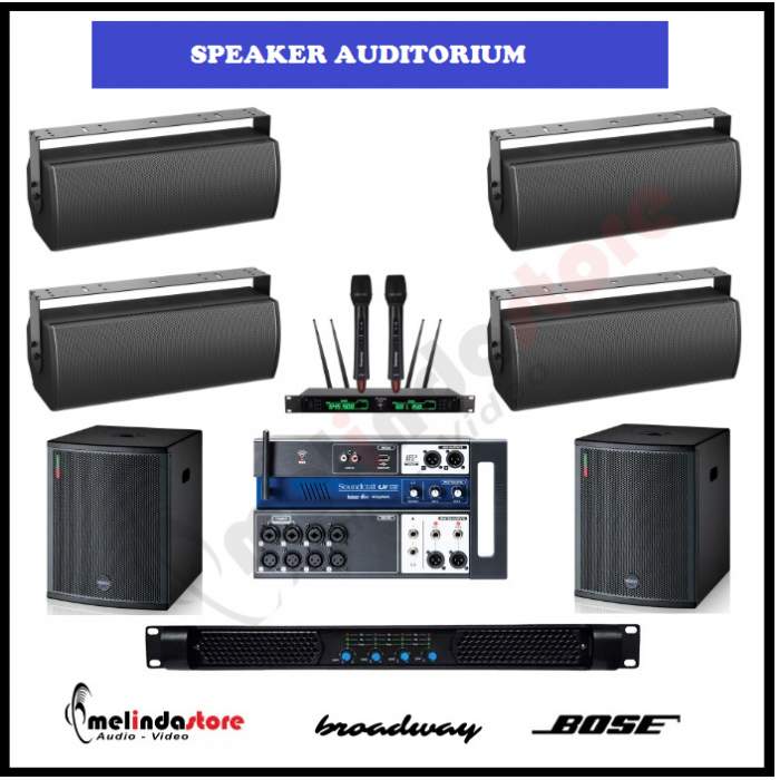 Paket Sound System Auditorium Speaker Bose AMU208 A